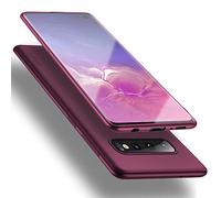 X-level Cover Compatibile con Samsung Galaxy S10, Custodia Silicone Ultra Slim Sottile e Anti-Graffio Protezione in Morbida Case per Samsung Galaxy S10 -Vino Rosso