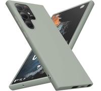 X-level Cover Compatibile con Samsung Galaxy S22 Ultra, Custodia Silicone Ultra Slim Sottile e Anti-Graffio Protezione in Morbida Case per Samsung Galaxy S22 Ultra-Verde Chiaro