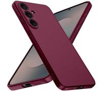 X-level Cover Compatibile con Samsung Galaxy S25 FE, Custodia Silicone Ultra Slim Sottile e Anti-Graffio Protezione in Morbida Case per Samsung Galaxy S25 FE-Vino Rosso