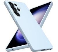 X-level Cover Compatibile con Samsung Galaxy S25 Ultra, Custodia Silicone Ultra Slim Sottile e Anti-Graffio Protezione in Morbida Case per Samsung Galaxy S25 Ultra-Blu Chiaro