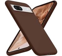 X-level Cover per Google Pixel 8a, Custodia Protezione in Morbida Silicone TPU Ultra Sottile e Anti-Graffio Cover Ultra Slim per Pixel 8a Anti Scivolo, Marrone