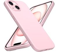X-level Cover per iPhone 15, Custodia Protezione in Morbida Silicone TPU Ultra Sottile e Anti-Graffio Cover Ultra Slim per iPhone 15 Anti Scivolo, Rosa