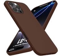 X-level Cover per iPhone 16 Pro Max, Custodia Protezione in Morbida Silicone TPU Ultra Sottile e Anti-Graffio Cover Ultra Slim per iPhone 16 Pro Max Anti Scivolo, Marrone