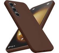 X-level Cover per Samsung S23, Custodia Protezione in Morbida Silicone TPU Ultra Sottile e Anti-Graffio Cover Ultra Slim per Samsung Galaxy S23 Anti Scivolo, Marrone