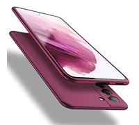 X-level Cover Silicone per Samsung Galaxy S21 5G, Ultra Sottile e Morbido TPU Protezione Case, Protettiva Rubber Antigraffio Custodia per Samsung S21,Vino Rosso(Aggiornamento della Fotocamera)