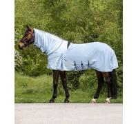 X-Line Coperta Antimosche e Anti-Eczema PROTECT, Azzurro/Blu Scuro - 165 cm