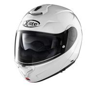 Casco modulare X-Lite X-1005 ELEGANCE N-COM in fibra Bianco Metallizzato XS