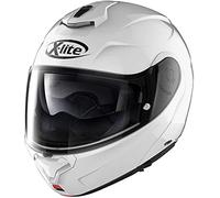 Casco modulare X-Lite X-1005 ELEGANCE N-COM in fibra Bianco Metallizzato XS