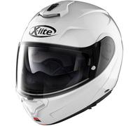 Casco modulare X-Lite X-1005 ELEGANCE N-COM in fibra Bianco Metallizzato XS