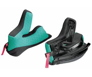 X-Lite X-502/Ultra Carbon Guance, nero/verde, Taglia 40 mm