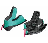 X-Lite X-502/Ultra Carbon Guance, nero-verde, taglia M 35 35 mm