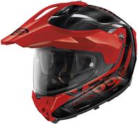 X-Lite X-552 Ultra Carbon Hillside N-Com Casco, nero/rosso, Taglia L (60)
