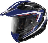 X-Lite X-552 Ultra Carbon Latitude N-Com Casco, nero/blu/bianco, Taglia M (58)