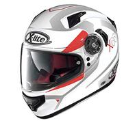 X Lite X 661 Point Croix Casco Integrale Moto Fibra composita N COM - Bianco Rosso Taglia L