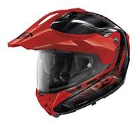 X-LITE X-LITE - Casco X-552 Ultra Carbon Hillside N-Com Rosso / Nero S