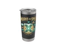 X Marks The Spot Adventure attende il tesoro digitale nautico Bicchiere termico in acciaio inox doppia parete