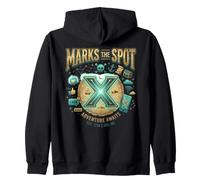 X Marks The Spot Adventure attende Il Tesoro Digitale Nautico Felpa con Cappuccio