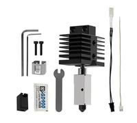X Max - Kit di 3 testine di stampa estrusore per stampante 3D Qidi X Max 3/X Plus, kit hotend aggiornato per Qidi X Plus Hot End in acciaio temprato (1 set kit hotend (silicone termico))