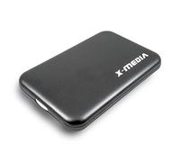 X-MEDIA Custodia esterna per disco rigido esterno in alluminio SuperSpeed USB 3.0 SATA I/II/III da 2,5" [XM-EN2251U3-BK]