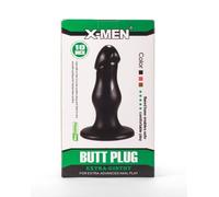 X-MEN 8,66'' BUTT PLUG ANALE NERO DILATATORE CON VENTOSA TOYS PER UOMO E DONNA