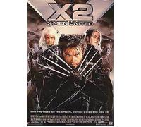 X-MEN X2 (A Una Faccia) Poster Pubblicitario Originale Di Video/Dvd