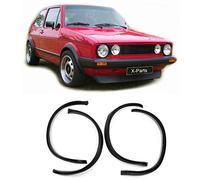 X-Parts Espansioni parafango per VW Golf 1 GTI, nero, plastica, auto, set da 4 (2 anteriori + 2 posteriori), 1099248