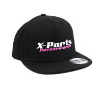 x-Parts Performance Snapback Rapper Cappello Nero Bianco Fucsia 5 Pannello Stile