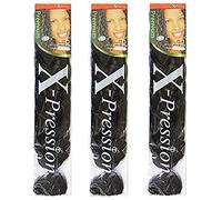 X-pression Premium Original Ultra Braid. - Color 1B ( ) by X-pression