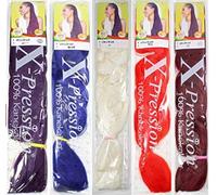 X-pression Ultra Braid Extension per capelli, treccia, 208,3 cm, colori assortiti
