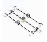 X psblty 13PCS Set di Staffe di Guida Lineare Doppio Binario 150/250/350mm Supporto Scorrevole Completo T8 Vite SCS8UU Guida for Alloggiamento del Cuscinetto(150mm)