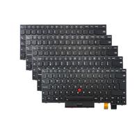 X psblty America Latina Spagna Canada Francese Portogallo Italia Ebraico Danimarca Tastiera for notebook, compatibile con Lenovo, ThinkPad A475 A485 T470 T480(Denmark backlight)