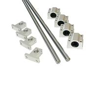 X psblty ASSE Guida Lineare + Cuscinetto A Blocco SCS20UU + Supporto SK20, Adatto for Guida for Progetti CNC E Fai-da-Te(500mm)