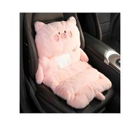 X psblty Coprisedili Auto Invernali Coprisedile Auto Invernale Peluche - Caldo, Morbido Con Cuscino Lombare Base Antiscivolo Design Animali Carini Protezione Universale(Pink Pig)