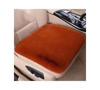 X psblty Coprisedili Auto Invernali Set Cuscini Per Seggiolino Auto Universali Peluche Invernale, Coprisedile Anteriore Posteriore Finta Pelliccia Coniglio Per Autunno Inverno(Golden camel Front)