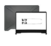 X psblty Custodia Superiore LCD for Laptop/Copertura Posteriore/Cornice Anteriore/Cerniere, Compatibile con TUF Gaming, FX86 FX505 FX86F/S FX95 FX505G(Black AB Hinges)