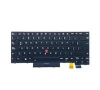 X psblty ES CZ FR CH SI DE HU CFB CFR LAS Tastiera retroilluminata, compatibile con Lenovo, compatibile con Thinkpad, T470 T480 A475 A485 Laptop Latino Spagnolo Canadese Francese(CH Swiss BL)