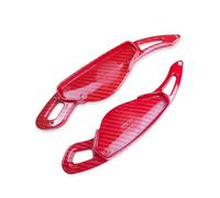 X psblty Estensione Volante Dell'auto Cambio Paddle Shifter Per Jaguar Per XF XE XJ F-PACE F-TYPE X760 X250 X260 X761 X351 Paddle Cambio Volante(Carbon red)