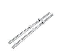 X psblty Guida di Scorrimento Lineare Guide Completamente Supportate 4 Blocchi Cuscinetto Kit Albero CNC for Fresatrici Fai-da-Te. Sbarra(SBR16-1500mm)