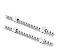 X psblty Guida Lineare 2PCS SBR20mm, con Sede del Cuscinetto SBR12UU, Utilizzata for La Guida delle Parti della Stampante CNC E 3D(1200mm)