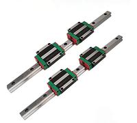 X psblty Guida Lineare Quadrata, Cuscinetto, Dispositivo di Movimento 2 Pezzi Ampiamente Utilizzato nelle Apparecchiature for La Produzione di Semiconduttori. Sbarra(HGW30CC,250mm)
