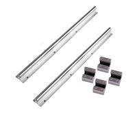 X psblty Guida Lineare SBR10 + 4 Pezzi SBR10UU La Sede del Cuscinetto Supporta Il Blocco Dell'albero Scorrevole, Utilizzato for La Guida di Stampa 3D CNC(300mm)