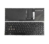 X psblty Layout RU US, compatibile con MSI, MS-15H1/15H2/15K1/15HK/17S1/1585/1583 Cyborg 15 A12V/A13V/A13U/A13VF Cyborg 15 AI A1V Tastiera for laptop(White backlit RU)