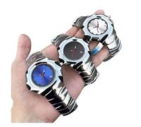 X psblty Orologi Da Uomo Orologi Da Uomo Alla Moda Con Stile Ispirato A Instagram(Silver Black)