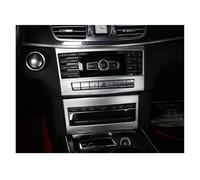 X psblty Pannello Cambio per W212 2014-2015 Pannello Decorativo Climatizzatore E Lettore CD della Console Centrale Dell'auto.(Style 1-Silver)