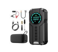 X psblty Pompa Gonfiabile per Avviamento Emergenza per Auto Integrata con Accenditore Portatile Multifunzionale Elettrico Treasure Gonfiatore Elettrico Portatile con(6000mAh+Smart Clip+Eva Bag)