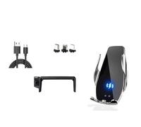 X psblty Porta Cellulare Auto Per Benz Car Supporto Telefono Mobile Classe AB W242 W246 2013-2019 Per GLA Per CLA Schermo Fisso Caricatore Senza Fili Cellulare Supporto Telefono Auto(6.5 Wireless S)