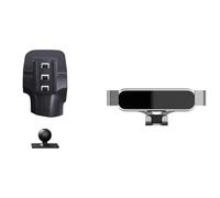 X psblty Porta Cellulare Auto Per Compass 2017-2020 Supporto Per Telefono Per Auto Staffa Ricarica Base Per Gravità Accessori Per Montaggio Su Supporto Telefono Auto(Base and holder 2)