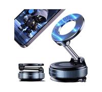 X psblty Porta Cellulare Auto Supporto Per Telefono Magnetico Pieghevole A 360° Con Supporto Per Auto, Ventosa A Mani Libere Per Una Superficie Liscia Supporto Telefono Auto(Black-1)