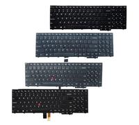 X psblty Tastiera for laptop inglese statunitense, compatibile con IBM, compatibile con Lenovo, Thinkpad, E531 E540 E540P T550 T540 T540P L540 L560 L570 W540 W541 W550 W550S P50S(OEM Rod Backlit)