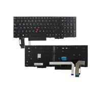 X psblty Tastiera for notebook UK, compatibile con Lenovo, compatibile con ThinkPad, E580 E585 E590 E595 T590 P53S L580 L590 P52 P72 P53 P73(UK No Backlight)